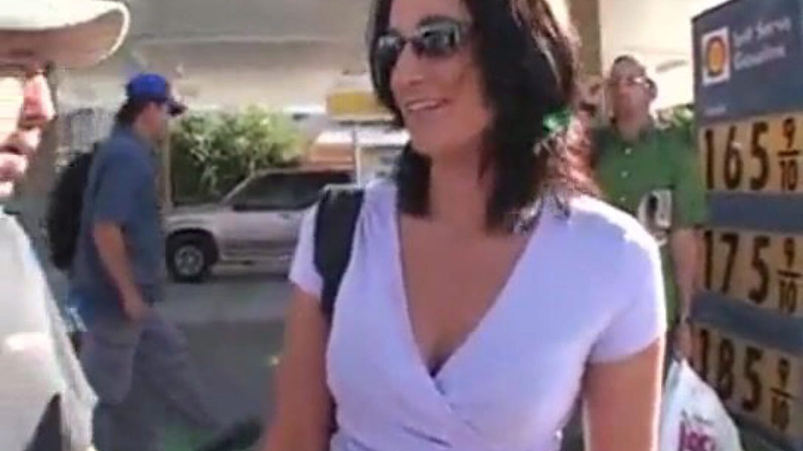 Skye Lee in the gang bang-out van